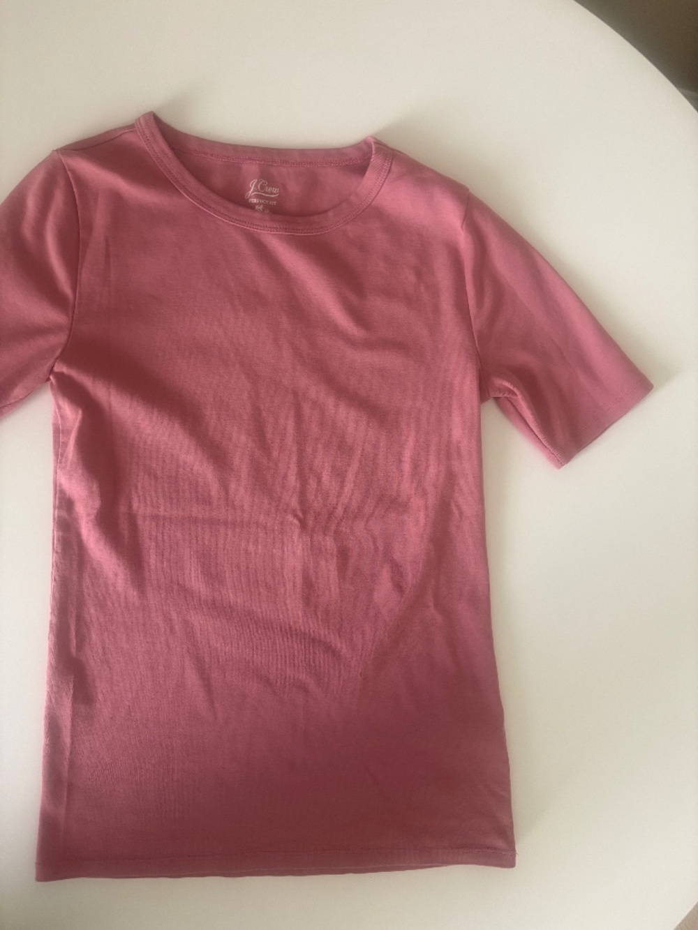 Like New J Crew Perfect Fit T shirt in rose Small